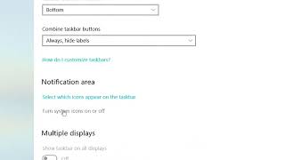 how to turn on Action Center icon in taskbar [upl. by Marita338]