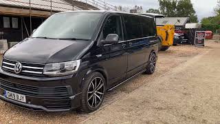 T6 DSG Automatic 150hp EURO 6 SWB 9 seater VW Shuttle SE finished in Metallic black [upl. by Chadbourne894]