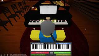 tsubasa wo kudasai  roblox piano [upl. by Hassin]