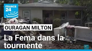 Ouragan Milton  lagence fédérale de réponse aux catastrophes naturelles dans la tourmente [upl. by Shipman694]