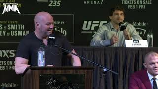 Ben Askren Best Moments from UFC 235 Press Conference [upl. by Teddman757]