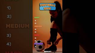 Can You Answer These Football Questions FootballQuiz SoccerChallenge TestYourKnowledge Shorts [upl. by Milka]