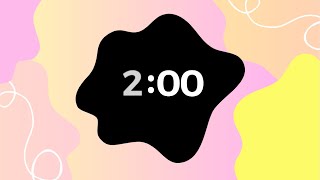 2 minute classroom timer with upbeat music [upl. by Strickler846]