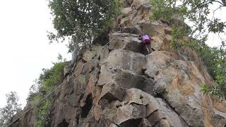 Rock Climbing at Brookhurst International School [upl. by Alyar]