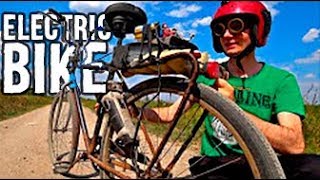 Angle Grinder Ebike 😄 DIY [upl. by Shanna644]