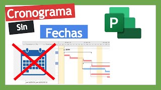 Cronograma en Project sin Fechas [upl. by Creamer]