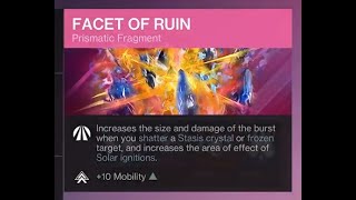 Facet of Ruin shatter damage test [upl. by Ylecara]