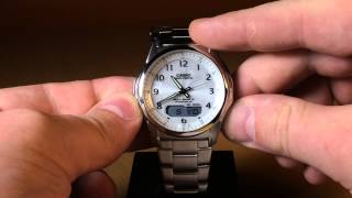 Обзор и настройка часов Casio cepter WVAM630D7AJF 5161 [upl. by Durst]