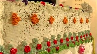 Worlds largest XMas CakeIn the Guinness world records [upl. by Ttej]