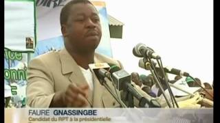 Togo Election 2010  Faure Gnassingbe dans les Savanes [upl. by Moll771]