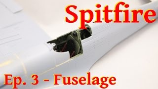 Model Spitfire Mk Vb  148 Airfix  Fuselage [upl. by Vanden110]