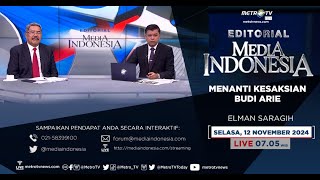 Bedah Editorial Mi  Menanti Kesaksian Budi Arie [upl. by Sicnarf]