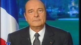 Discours de Jacques Chirac [upl. by Atiras720]