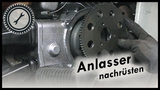 Anlasser nachrüsten  S51SR50 Tutorial [upl. by Fotina273]