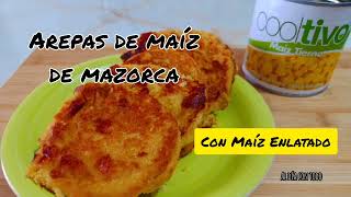 Arepas de Maíz EnlatadoArepas de ChocloCachapa con Maíz enlatado [upl. by Pascasia451]