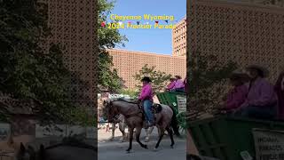 First Time to witness Cheyenne Wyoming 2024 Frontier Parade  w chippewa navajoland [upl. by Enrico]