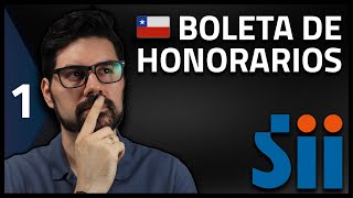 Como emitir una boleta de honorarios en solo 5 minutos SII Chile 2024 [upl. by Alyk]