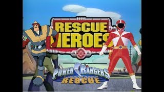 Rescue Heroes Power Rangers Lightspeed Rescue Style [upl. by Htebezile]