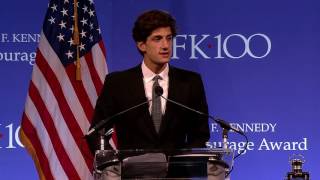 Jack Schlossberg on President Obama and political courage [upl. by Alexine]