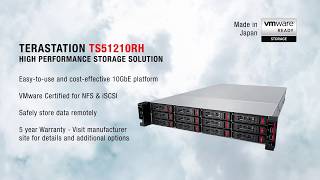 High Performance High Capacity Scalable Storage Solution  TeraStation 51210RH [upl. by Ettenay]