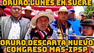 ORGANIZACIONES ORURO CUESTIONAN PRESIDENTE ARCE POR PRETENDER CONVOCAR CONGRESO MASIPSP [upl. by Babbie]