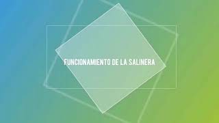 Funcionamiento de la salinera [upl. by Noleta]