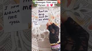 🕊Message from your Person♥️💖tarotreading tarot tarotmessage psychic shortsfeed love shorts [upl. by Tebor]