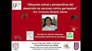 “Situación actual y perspectivas deldesarrollo de vacunas contra garrapatas” Dra Consuelo Almazán [upl. by Sinne]