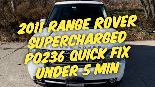 2011 Range Rover p0236 code fix [upl. by Onaicul]