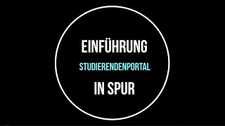 Einführung in das Studierendenportal der Universität Regensburg  SPUR [upl. by Bej213]