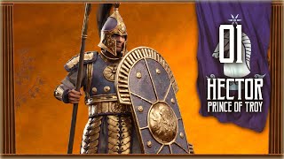 HECTOR TROJAN PRINCE AND DEFENDER OF TROY  Total War Saga TROY Hector  Troy 1 SurrealBeliefs [upl. by Nosidda769]