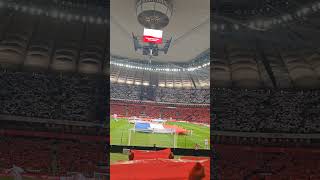 Śpiewamy Hymn Polski świętoniepodległości polska hymn kibice łączynaspiłka stadionnarodowy [upl. by Dasa170]