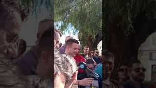 📢Concentración y lectura de manifiestos en apoyo al sector pesquero📹 plaza inmaculada de Barbate [upl. by Wenonah437]