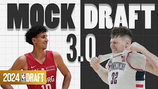 2024 NBA Mock Draft 40  The Lottery is Set [upl. by Lessirg903]