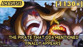 【 One Piece Analysis of Chapter 1130】 Part 2  The Pirate That Oda Mentioned Finally Appears [upl. by O'Gowan971]