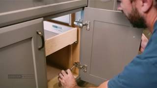 How To Removing Cabinet Doors with Concealed Hinges [upl. by Raddi]