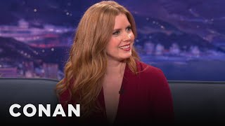 Amy Adams Was In “The Fighter” With Conan’s Sister  CONAN on TBS [upl. by Nnylirret]