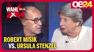 Wahl 2024  Robert Misik vs Ursula Stenzel [upl. by Yekcin]