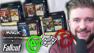 We UPGRADED amp RANKED the Fallout Commander Decks So You Can Make the BEST CHOICE [upl. by Bernete439]