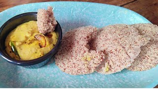 రాగి ఇడ్లీరాగి ఇడ్లీ తయారీ విధానం High protein breakfast finger millet idliRagi idli [upl. by Erida]