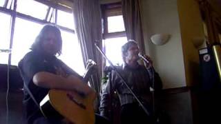 Mustang Sally acoustic cover Big Ronz Fubar with Johnny on vocals at greentrees Aberdeen [upl. by Isborne]