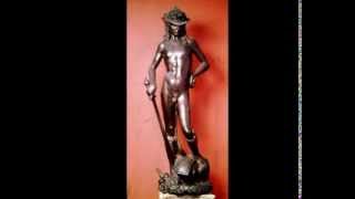 David Bronce Donatello 1430 Museo de Bargello Florencia Italia [upl. by Silliw]