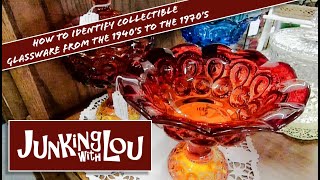 How to Identify collectible glassware from the 1940s to the 1970s [upl. by Ayerf]