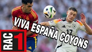 RAC1 ESPAÑA 2 ALEMANIA 1 de cuartos eurocopa ‼️ [upl. by Ellehcram]