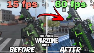 How to reduce lag amp increase FPS in Warzone Mobile  Simple steps [upl. by Rosie]