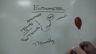 eudiometer amp determining the pressure of a gas [upl. by Llerrot641]