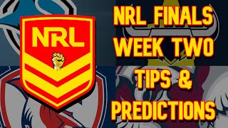 NRL Tips amp Predictions Finals Week 2 2024 [upl. by Ednargel]