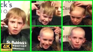 A Brave Boy Gets Headshave For Hair Donation [upl. by Haas]