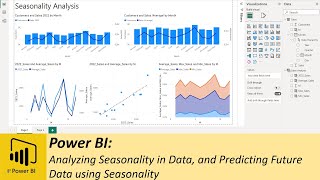 Power BI Analyzing Seasonality in Data and Predicting Future Data using Seasonality [upl. by Lehcer]