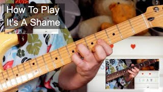 Its A Shame Detroit Spinners Guitar amp Bass Lesson [upl. by Nishi]